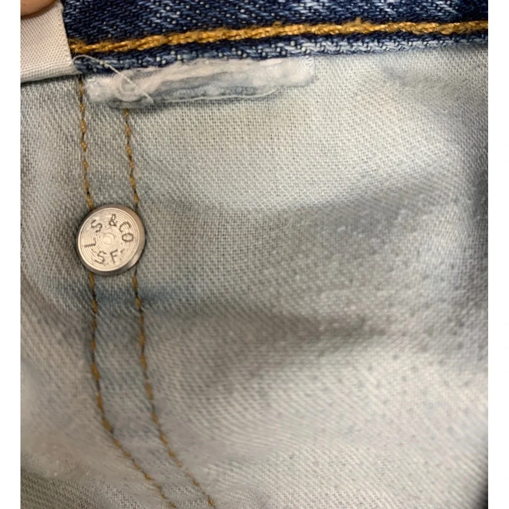 Levi's 505 511 Jeans Mens 36x30 Lot of 2 Blue Denim Distressed Straight‎ Leg